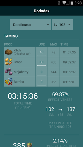 Dododex: ARK Survival Evolved - Image screenshot of android app