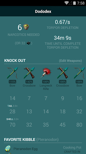 Dododex: ARK Survival Evolved - Image screenshot of android app