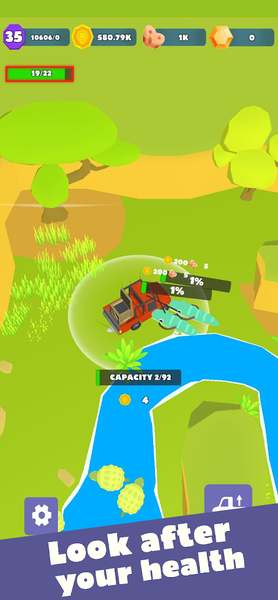 ZooIdle: animal park tycoon - Gameplay image of android game