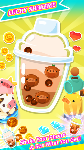 TeaCup Pig'Up: Bubble Tea Game - عکس بازی موبایلی اندروید