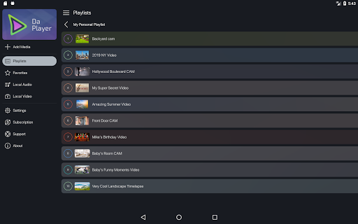 Da Player - Media Player - Image screenshot of android app