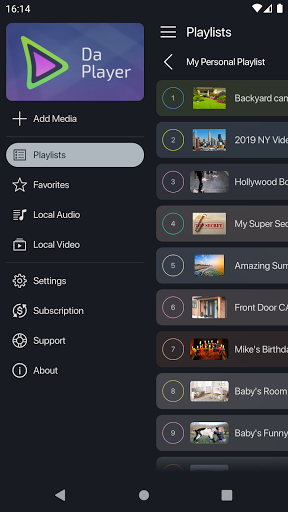 Da Player - Media Player - Image screenshot of android app