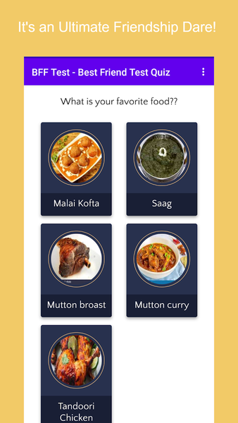 BFF Test - Friend Test Quiz - Image screenshot of android app
