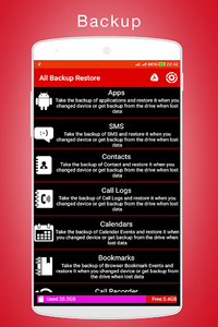 All Backup Restore - عکس برنامه موبایلی اندروید