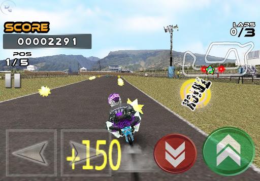 Pocket Bike Race - Gameplay image of android game