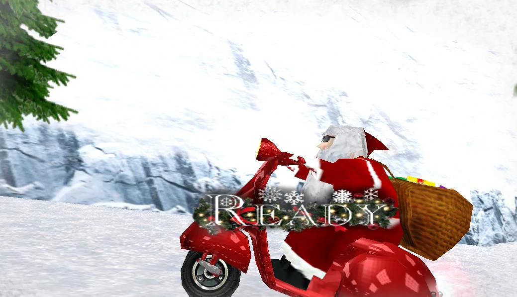 Santa Claus Scooterr - Gameplay image of android game