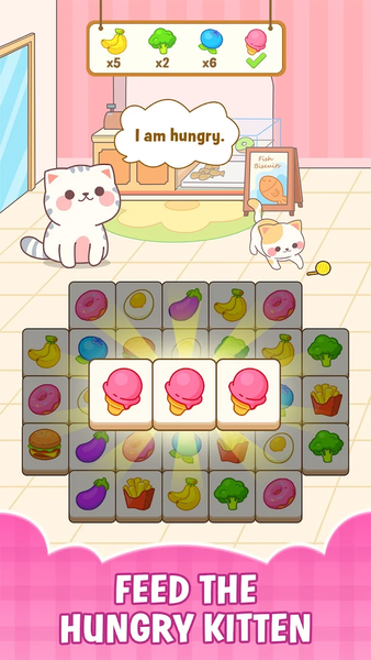 Cat Time : Cute Cat 3 Tiles - عکس برنامه موبایلی اندروید