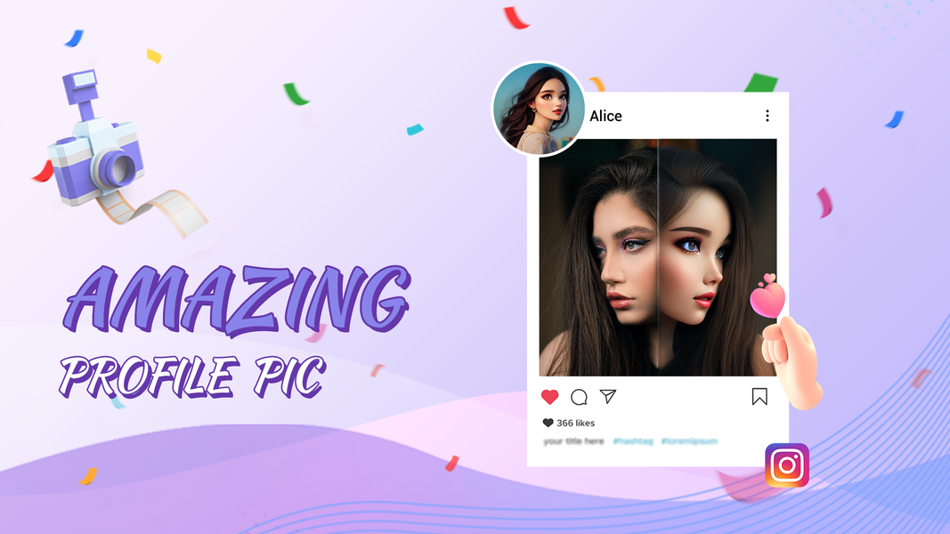 AI Art Profile - عکس برنامه موبایلی اندروید