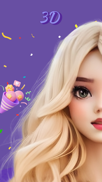 Profile 3D - cartoon yourself - Image screenshot of android app