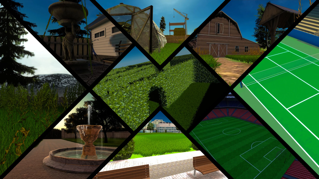 Lawn Mower Simulator ۲۰۲۵ - عکس بازی موبایلی اندروید