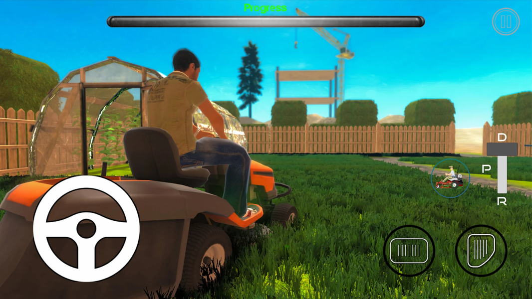 Lawn Mower Simulator ۲۰۲۵ - عکس بازی موبایلی اندروید