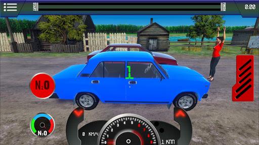 Russian Car - Drag Racing - Gameplay image of android game