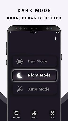 Dark Mode | Night Mode - عکس برنامه موبایلی اندروید