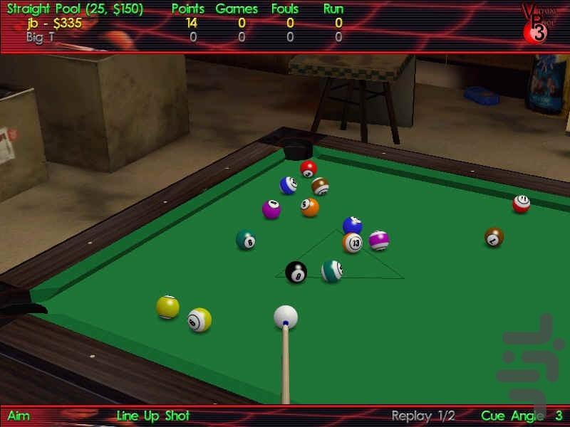 Virtual Pool 3 - Gameplay image of android game