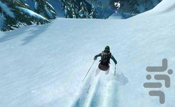 اسکی برفی - عکس بازی موبایلی اندروید
