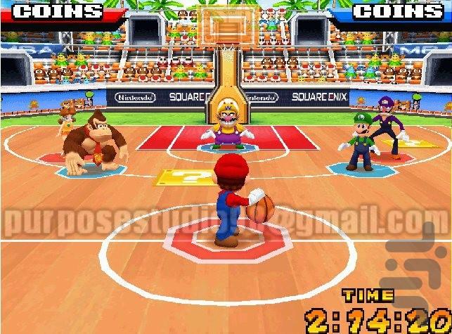 Mario Hoops Basketball - Gameplay image of android game