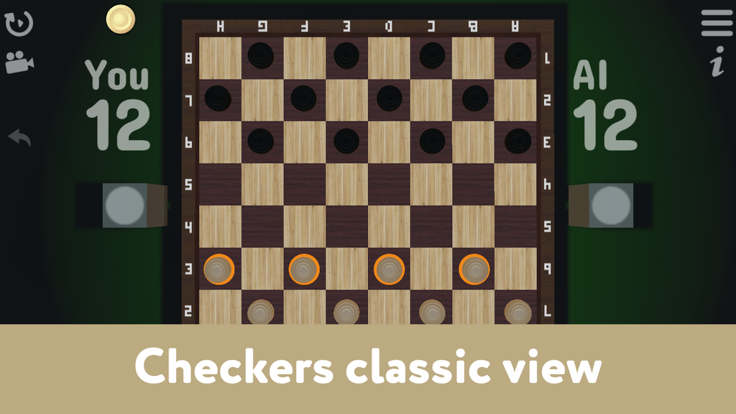 Checkers for two - Draughts - Image screenshot of android app