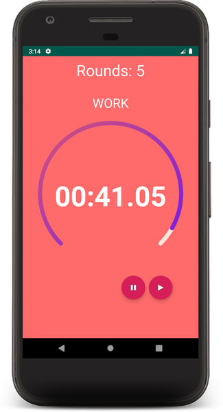 Interval Timer - عکس برنامه موبایلی اندروید