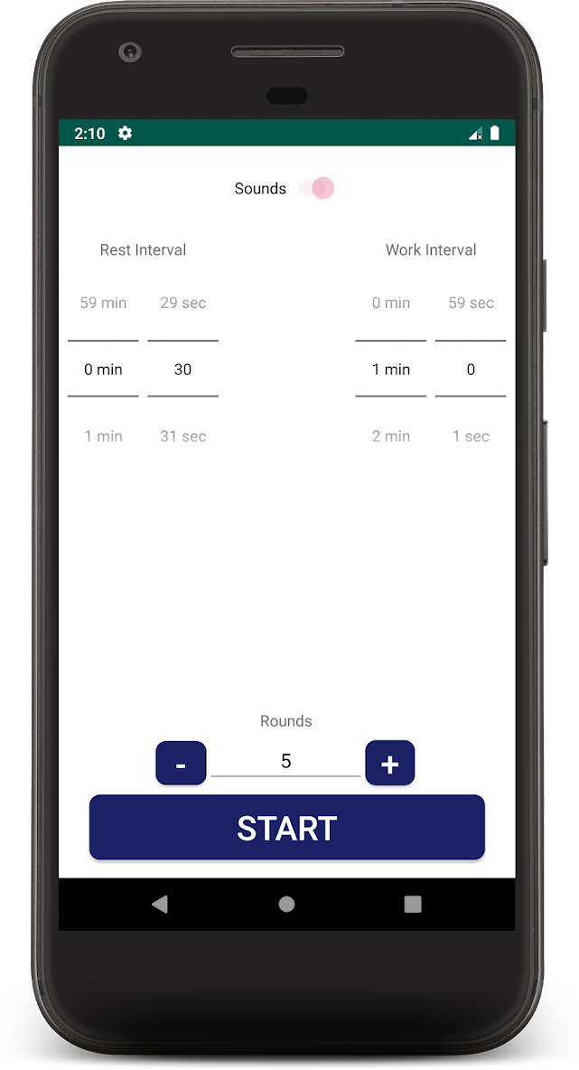 برنامه Interval Timer دانلود بازار