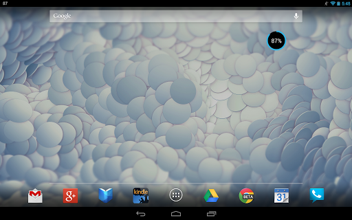 BatteryBot Battery Indicator - Image screenshot of android app