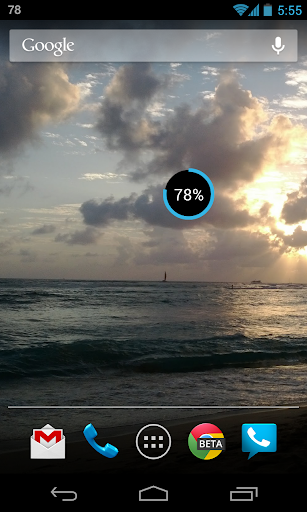 BatteryBot Battery Indicator - Image screenshot of android app
