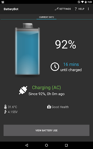 BatteryBot Battery Indicator - Image screenshot of android app