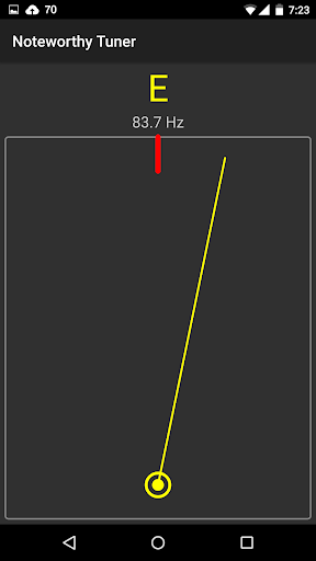Noteworthy Tuner - Image screenshot of android app