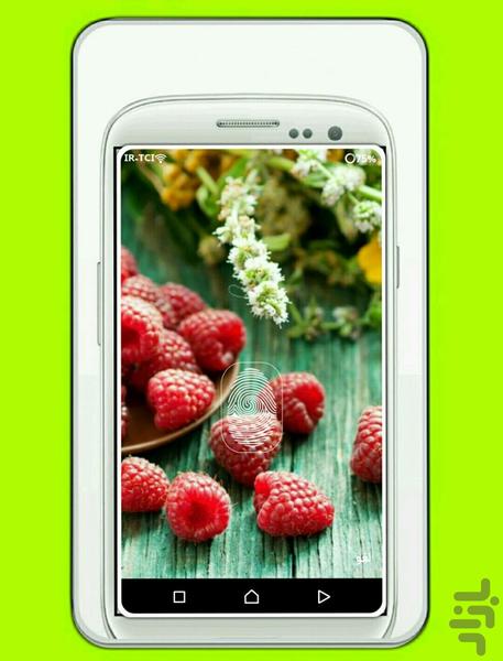قفل اثر انگشتی - Image screenshot of android app