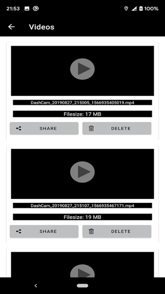 Easy Dashcam App - عکس برنامه موبایلی اندروید