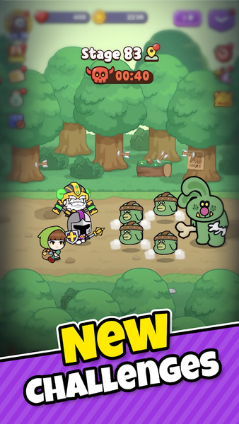 Dash&Clash : Tiny Heroes - Gameplay image of android game