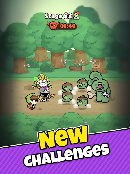 Dash&Clash : Tiny Heroes - Gameplay image of android game