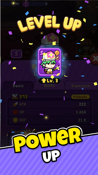 Dash&Clash : Tiny Heroes - Gameplay image of android game