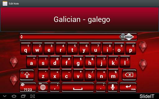 SlideIT Galician - galego Pack - Image screenshot of android app