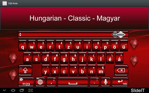 SlideIT Hungarian Classic Pack - عکس برنامه موبایلی اندروید