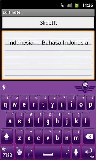 SlideIT Indonesian Pack - Image screenshot of android app
