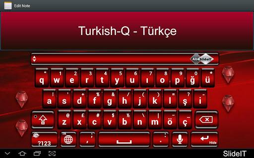 SlideIT Turkish-Q Pack - Image screenshot of android app