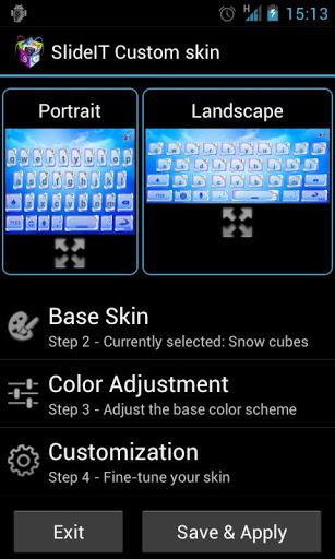 SlideIT Skin Customizer - عکس برنامه موبایلی اندروید