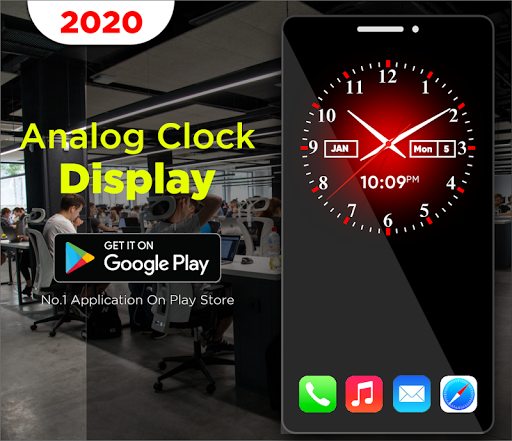 Always on Display Clock Analog - عکس برنامه موبایلی اندروید