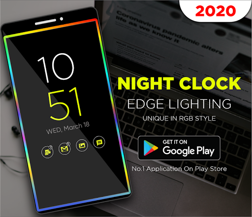 Always on Display Clock Analog - Image screenshot of android app