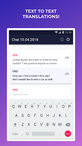 Translate Voice - Translator - عکس برنامه موبایلی اندروید