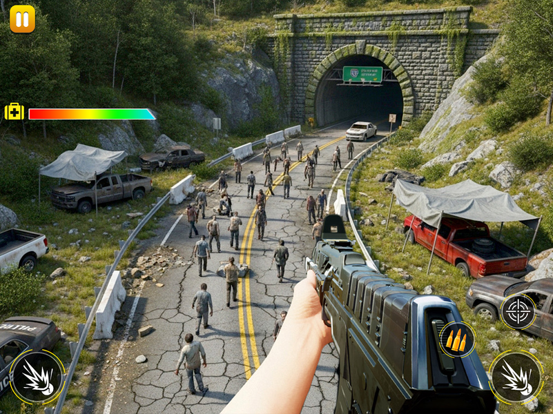 Zombie shooting survival games - عکس بازی موبایلی اندروید