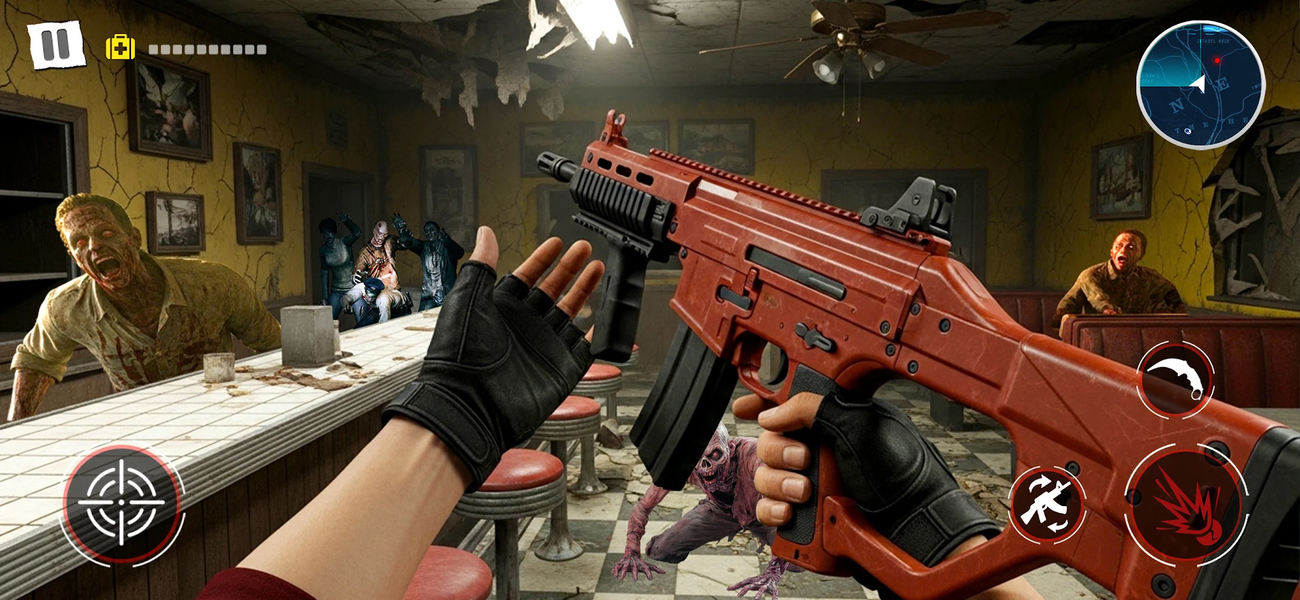 Zombie shooting survival games - عکس بازی موبایلی اندروید