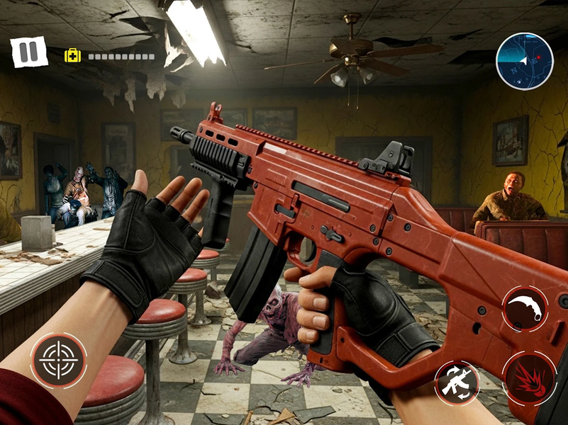 Zombie shooting survival games - عکس بازی موبایلی اندروید