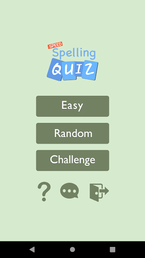 Speed English Spelling Quiz - Image screenshot of android app