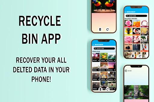 Recycle bin : Recovery Media, Files Recovery trash - Image screenshot of android app