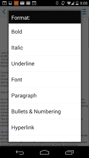 Docs To Go™ Office Suite - Image screenshot of android app