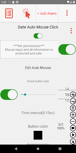 Date Auto Mouse Click - عکس برنامه موبایلی اندروید