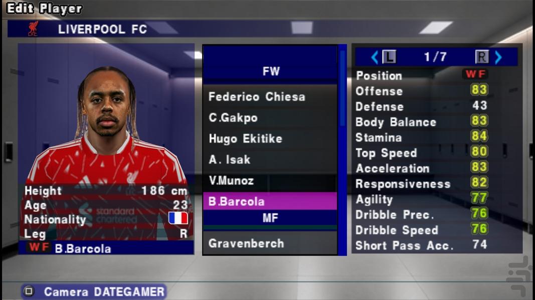 فوتبال efootball 2027 غیر رسمی - Gameplay image of android game