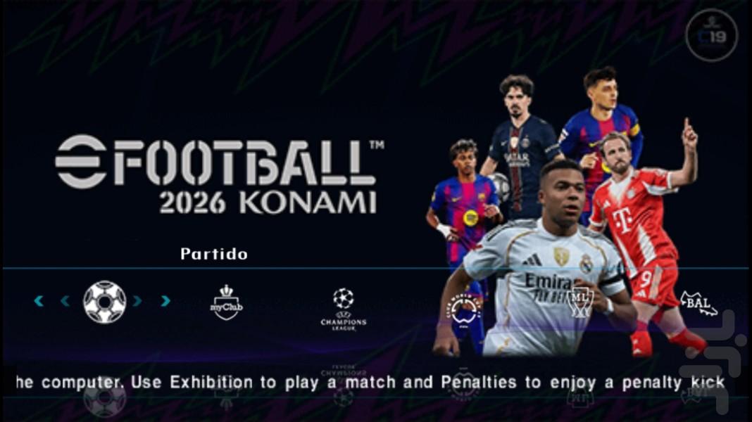 فوتبال efootball 2026 غیر رسمی - Gameplay image of android game