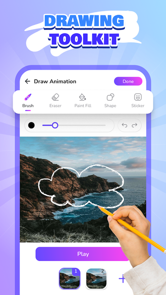 Draw Animation: Color Book - عکس برنامه موبایلی اندروید